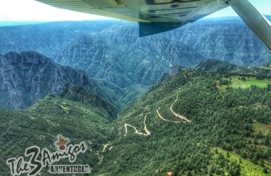 Flight over Sinforosa Canyon